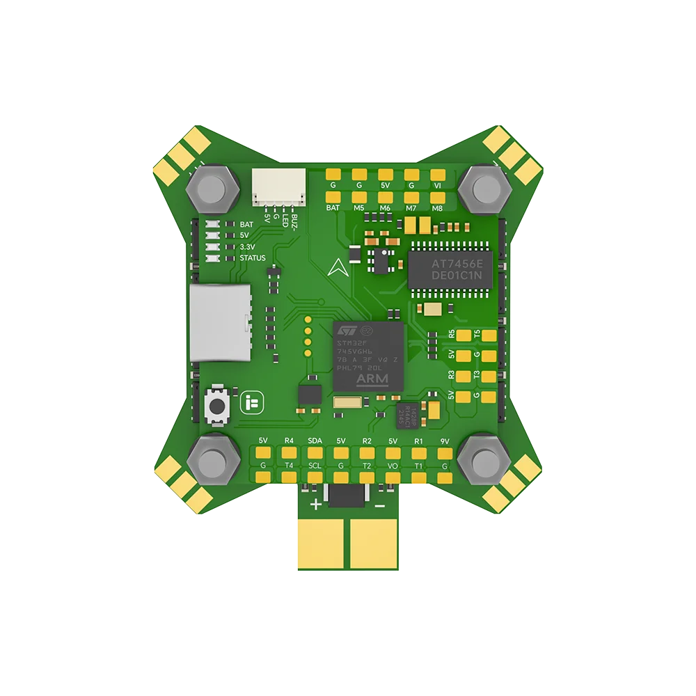 IFlight BLITZ F745 55A 2-6S stos z blitzem F745 kontroler lotu/BLITZ E55 4-IN-1 ESC dla FPV