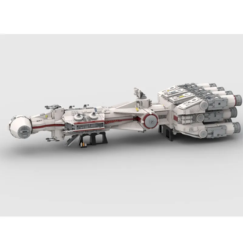 MOC بنة حرب الفضاء سلسلة UCS Tantive IV 1/140 مقياس وحدات الإبداع التعليم لغز لعبة juguداعي هدية MOC-234391