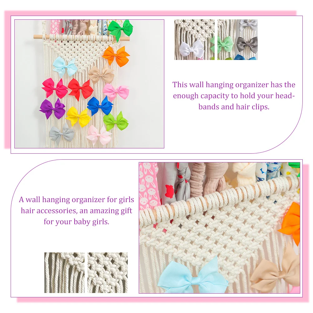 

Coat Hanger Hair Accessories Storage Rack Child Headbands Fabric Hanging Clip Holder