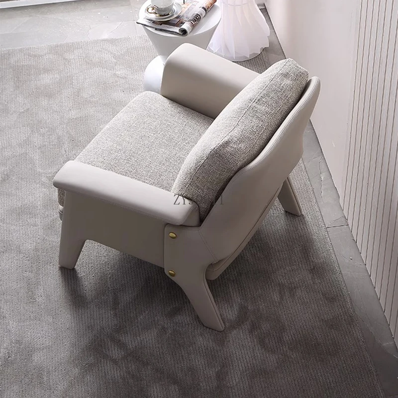 صالة فندقية فاخرة كرسي كسول أريكة كرسي الترفيه غرفة المعيشة أريكة واحدة #4