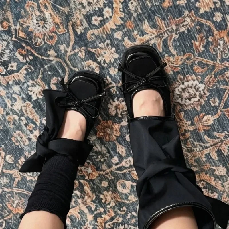 Slip Dress Satin - Sandal Boots Wanita dengan Tali Pergelangan