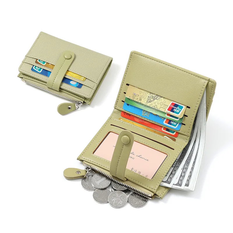 2025年秋 ヴィンテージ ショートウォレット レディース 折りたたみ式 INS風 二つ折り 高級感 クロスボーダー コインケース レディース 二つ折り財布