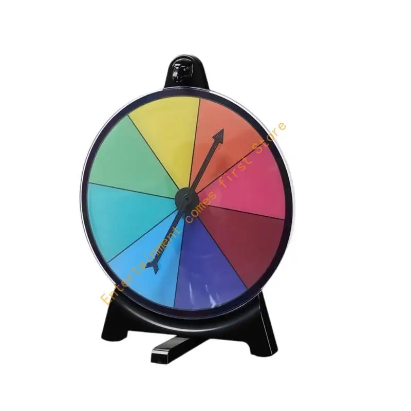 

55KD Tabletop Prize Turntable Erasable Reusable Fortune Wheel Lucky Draws Roulette Wheel Tabletop Lottery Machine Turntable