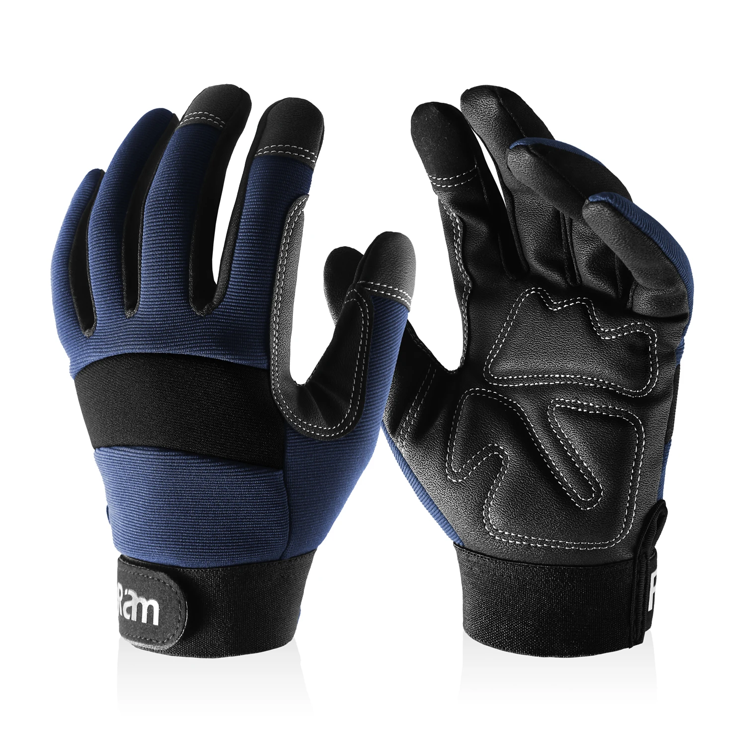 Work Gloves Men & Women, Utility Mechanic Working Gloves High Dexterity Touch Screen For Multipurpose,Excellent Grip