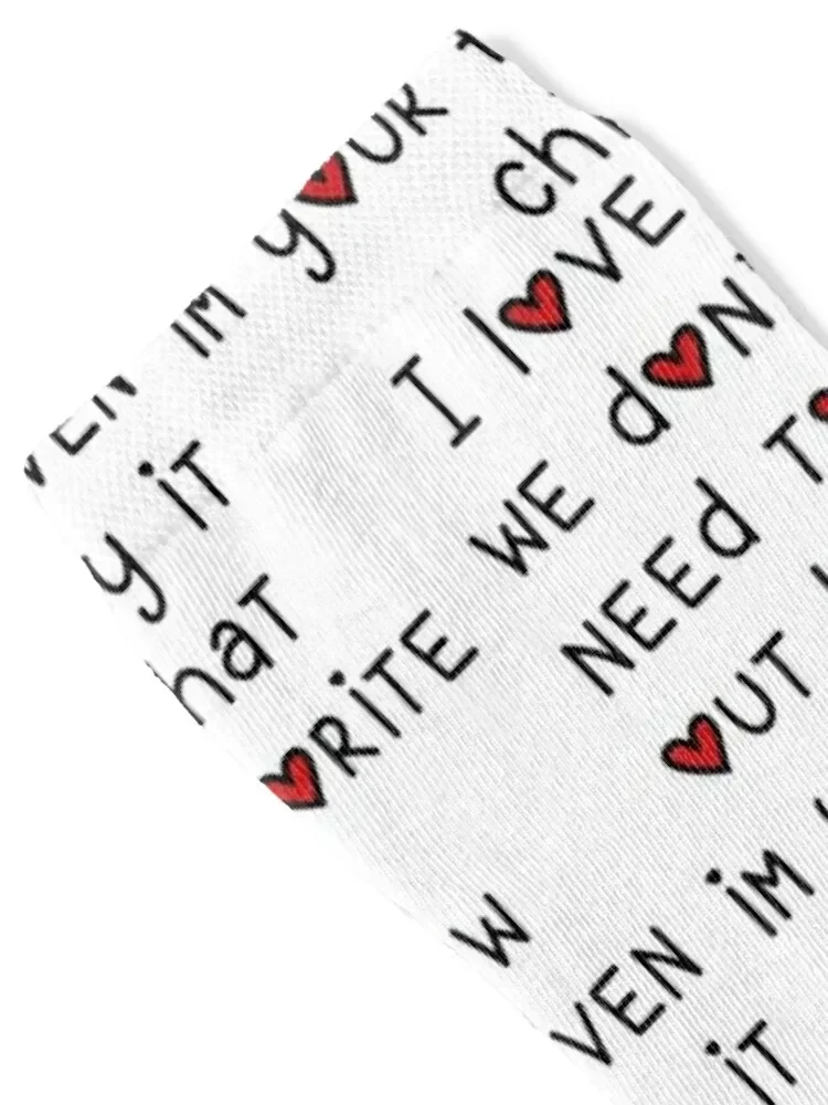 I love how we don't even need to say it out loud that im your favorite child Socks warm winter kawaii Socks Woman Men's