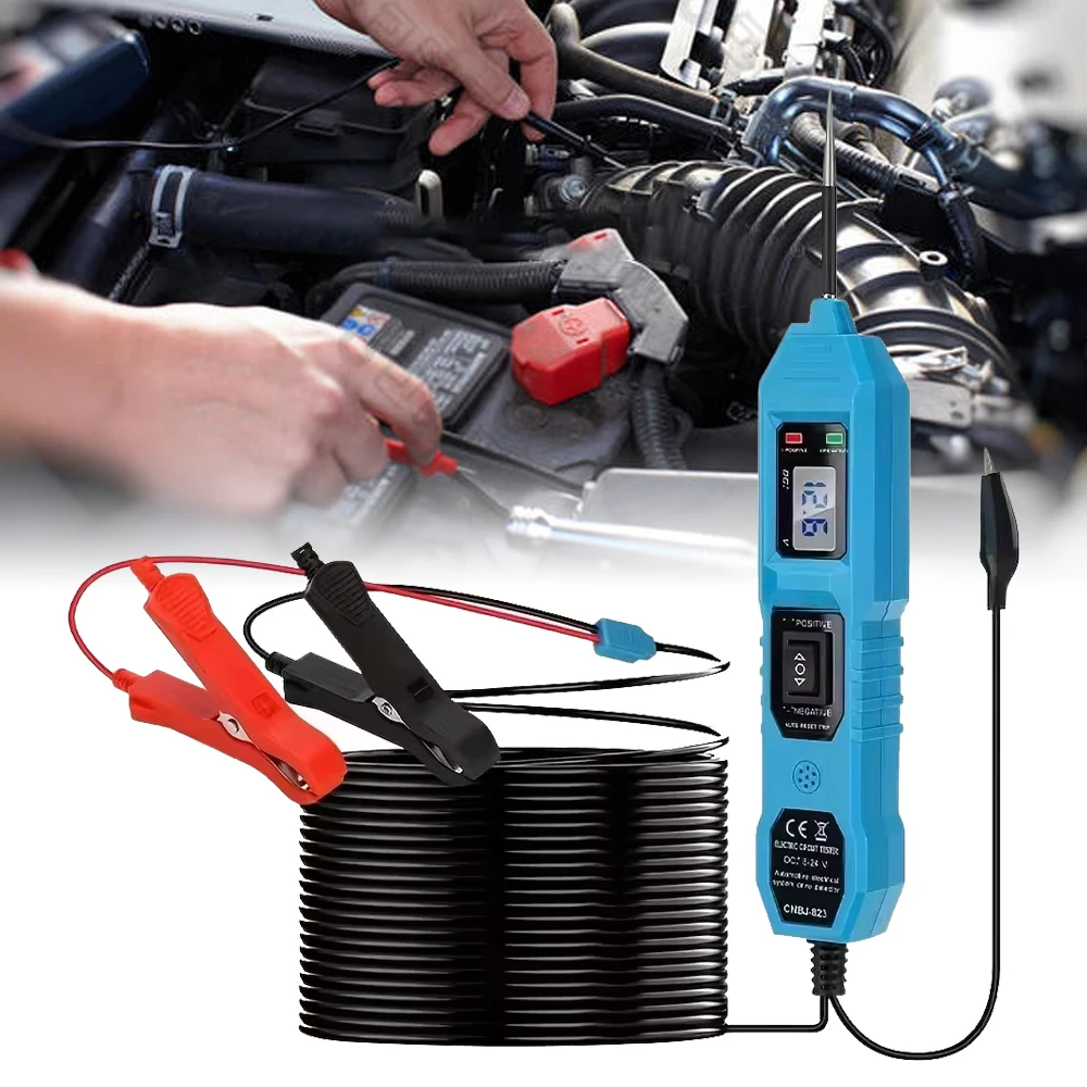 

Тестер автомобильных электрических цепей Тестер автомобильной электрической системы Тестер автомобильных цепей с выключателем питания Диагностика транспортных средств