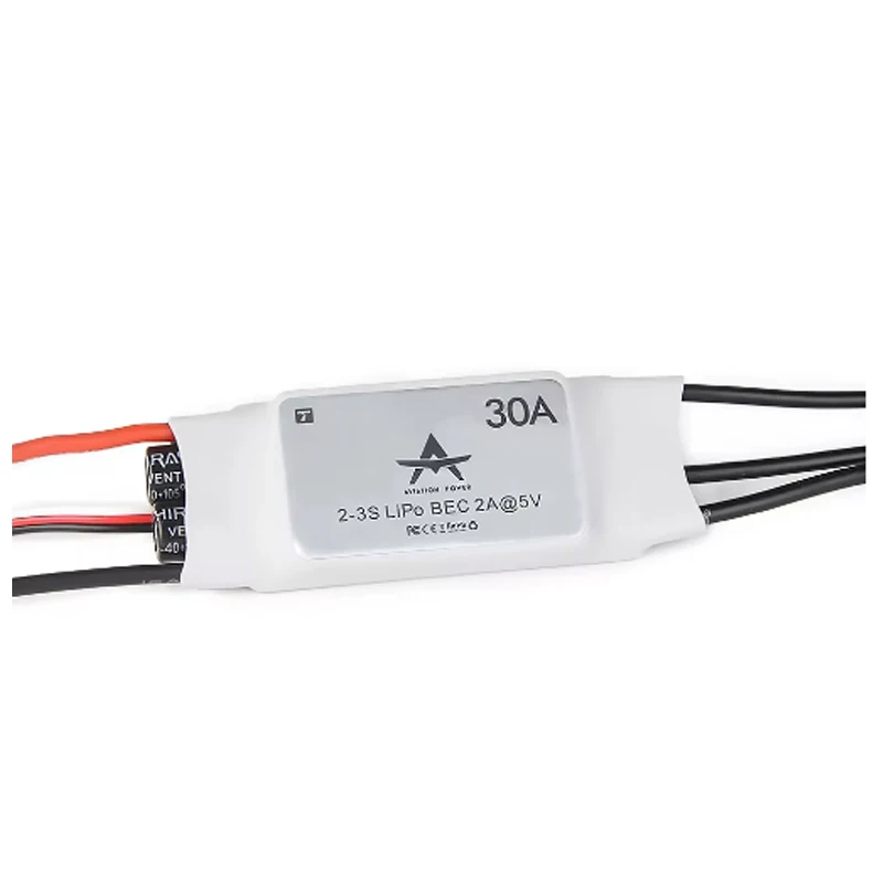 

T-MOTOR TO series RC ESC 30A speed controller 2-3s 5V/5A Fixed Wing ESC Support BEC Output For RC Fixed Wing Aircraft RC Model