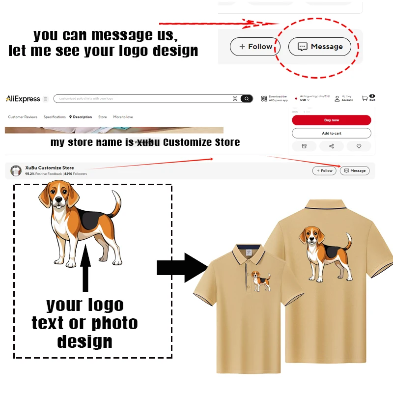 تخصيص شعار قميص بولو الرجال الصيف الرجال السراويل كم بولو الأعمال الفاخرة الرجال تي شيرت طباعة شعار LS-D657