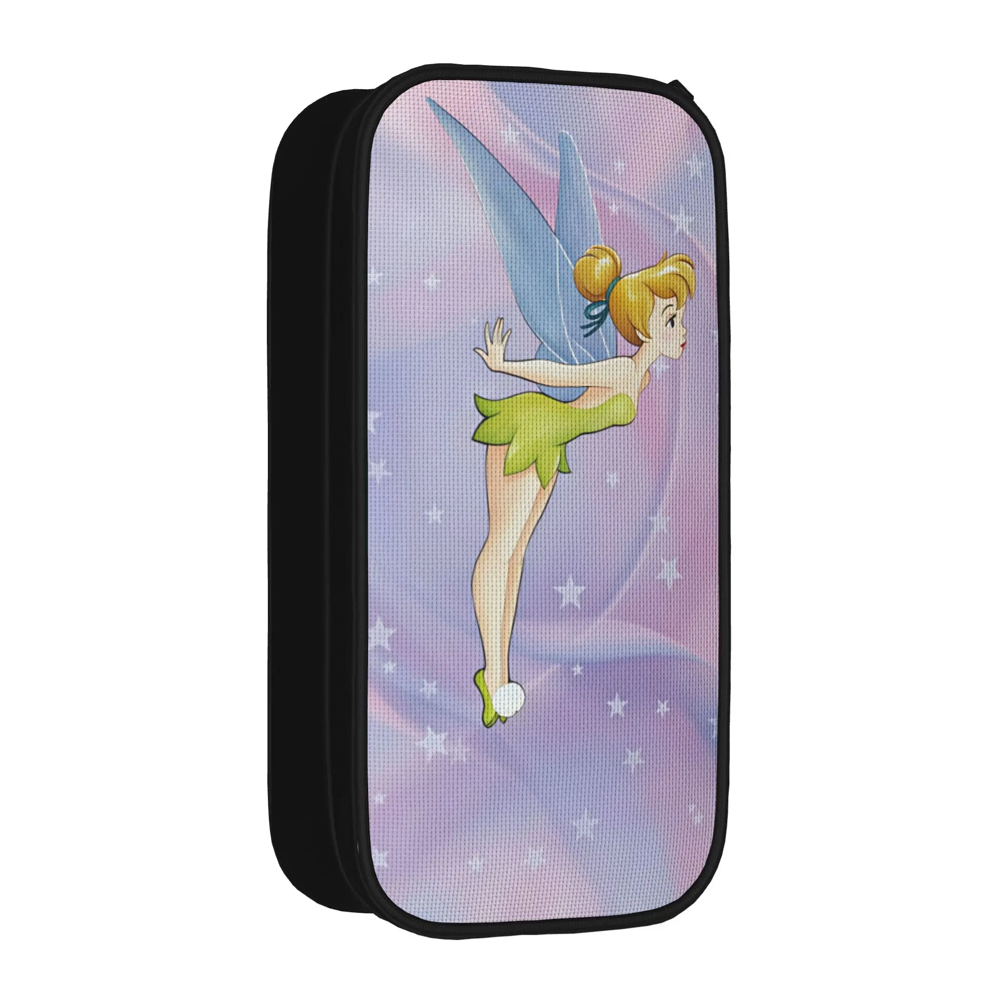 Cute Pencil Case Tinker Anime Bells Pencil Pouch  School Pencil Cases Child Double Layer Custom DIY Stationery Organizer