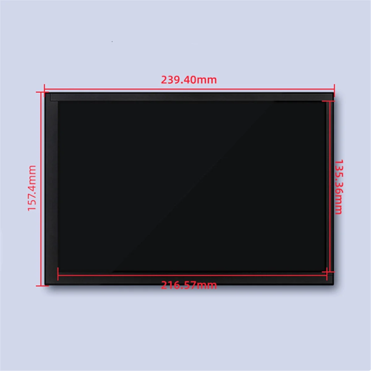 

10.1 Inch Touchscreen Monitor with Case for Raspberry Pi 5/4B/3B IPS 1280x800 Compatible with Various Devices and for OS-ABRJ