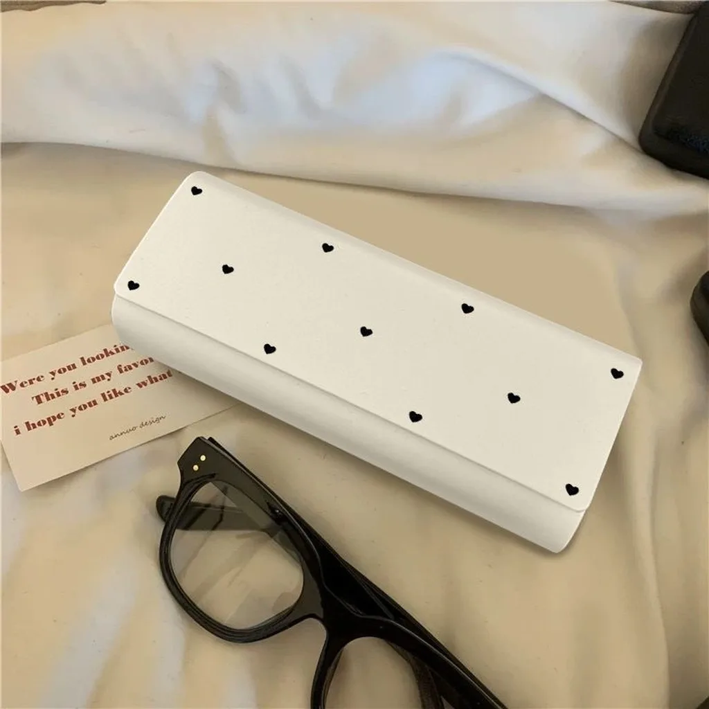 Pu Leather Glasses Case Wear-Resistant Myopia Glasses Box Magnetic Eyewear Case Crush-Resistant Sunglasses Protective Case