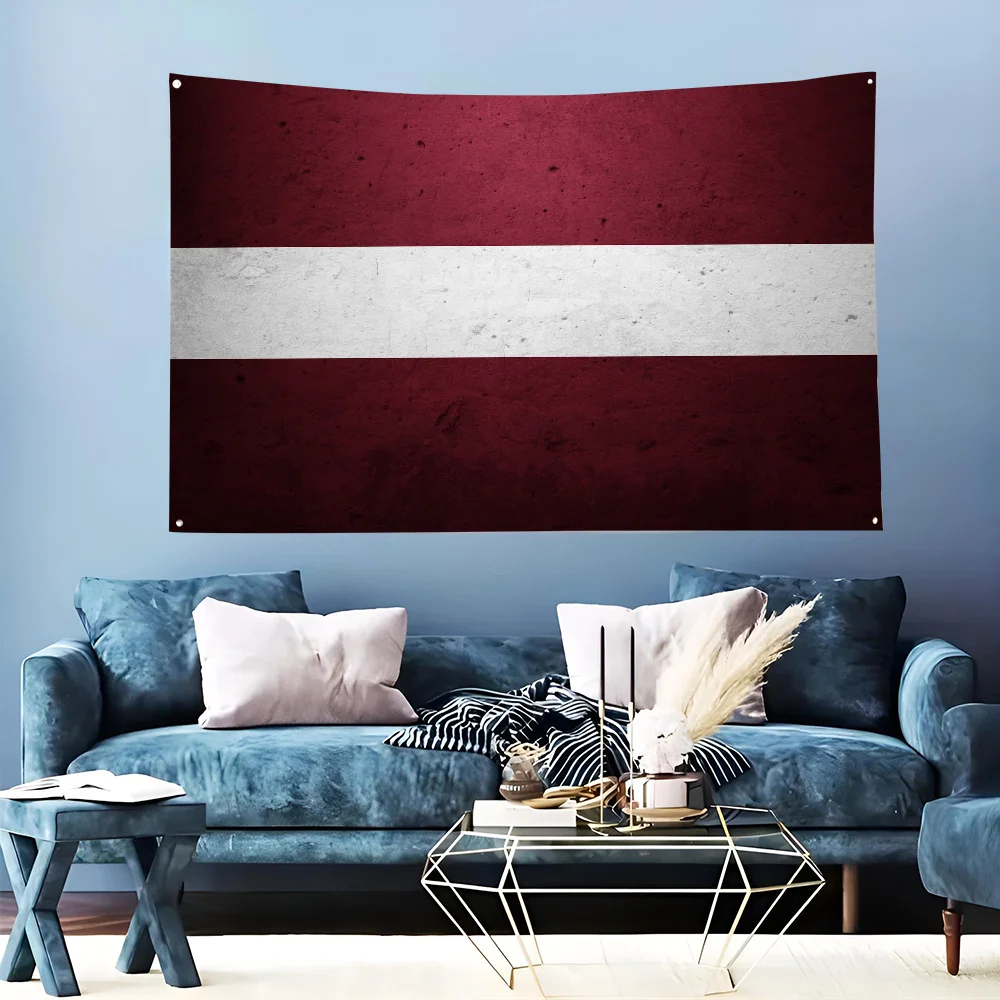 1PC Flag Of The Republic Of Latvia Flag Workshop Flags Room Decor Flag Outdoor Decorations Flags For Rooms Four Hole Flag