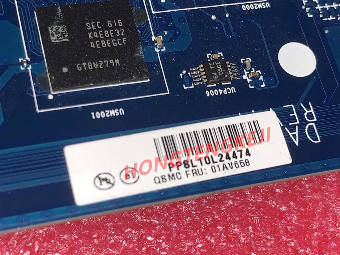 Used FOR Lenovo FOR ThinkPad 13 Laptop Motherboard FRU 01AV658 DAPS8BMB8F0 DDR3 W/3855U CPU 4G SR2EV Tested Fast Shipping view 3