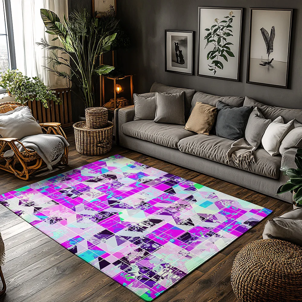 

Уникальный коврик с абстрактным узором для внутреннего и наружного входа, моющийся нескользящий напольный коврик, домашний декор, современный художественный коврик, идея подарка