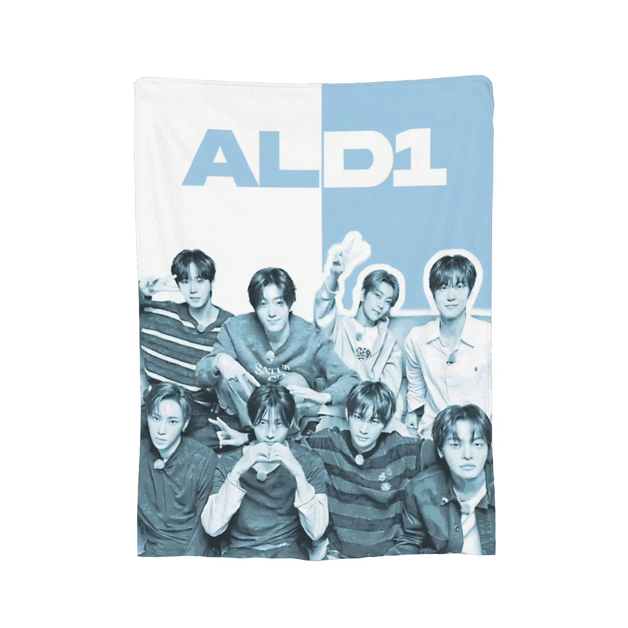 Alpha Drive One Kpop Band Freak Alarm Throw Blanket for Couch  Soft Fuzzy Plush Blanket 50x60 Inch Bedspread for All Seasons