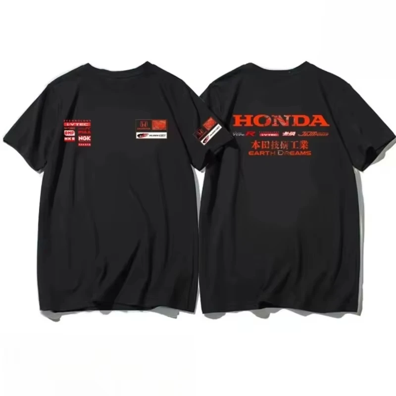 

Honda Civic FD2 2026, новая летняя коллекция футболок, предназначенная для спортивных автомобилей с гоночными топами JDM в стиле двигателя K20