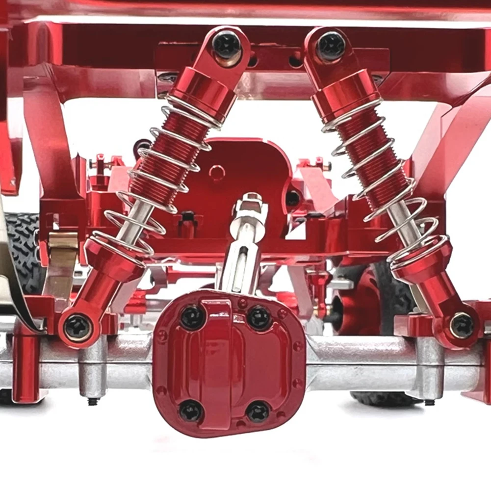 1 conjunto de amortecedores traseiros, base fixa, conjuntos de cobre para mn82 para lc79 para mn78 para carro crawler rc 1/12 peças de amortecedor traseiro