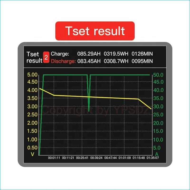 0550-4 5V50A 4 Channel Lithium Battery Charge Discharge Tester Large Capacity Aluminum Shell Single Lithium Battery Cell