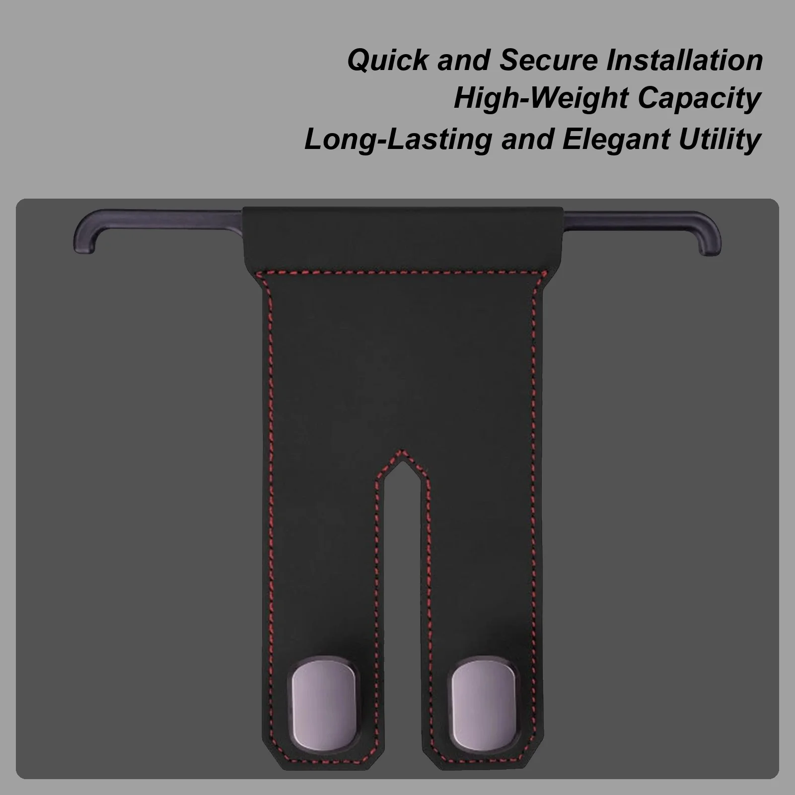 

Крючок для подголовника автомобиля, кожаные крючки для автомобильного сиденья с двойной головкой для хранения подголовника для автомобильного интерьера, грузовика, седана, внедорожника, сумка, рюкзак