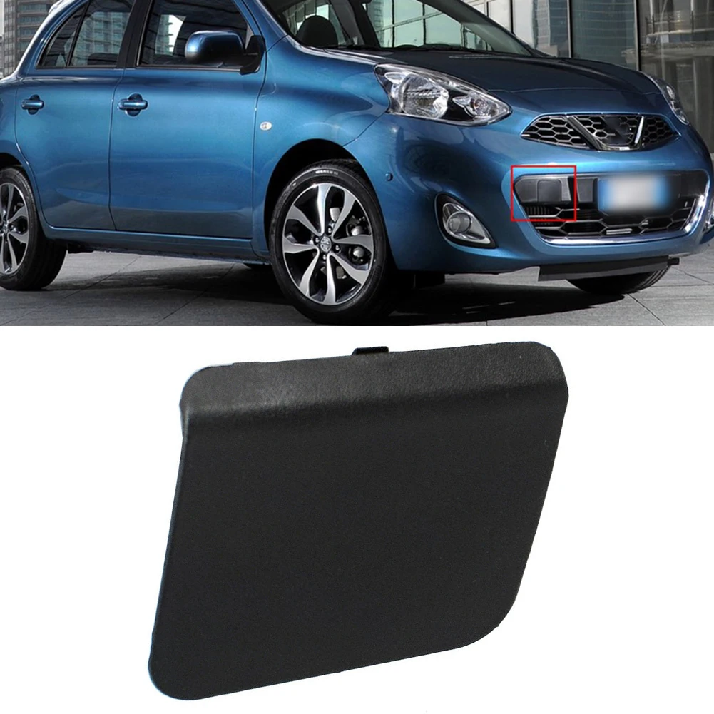 Car Front Bumper Towing Tow Hook Eye Cover Cap Auto Accessories For Nissan Micra K14 2014 2015 2016 622A0-3HN0H