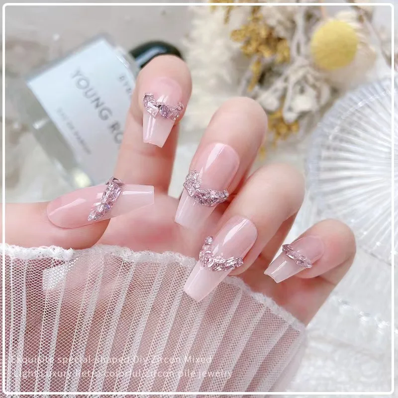 50pcs Mini Zircon Diamond Nail Art Jewelry Colorful Nail Jewelry For Nail Decoration Nail Art Jewelry