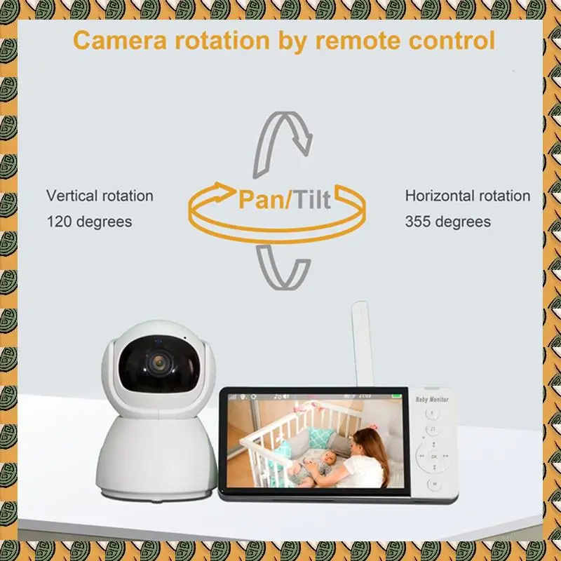 

A77I Screen Video Baby Monitor 10 Zoom Camera With Temperature Display Screen Smart Home