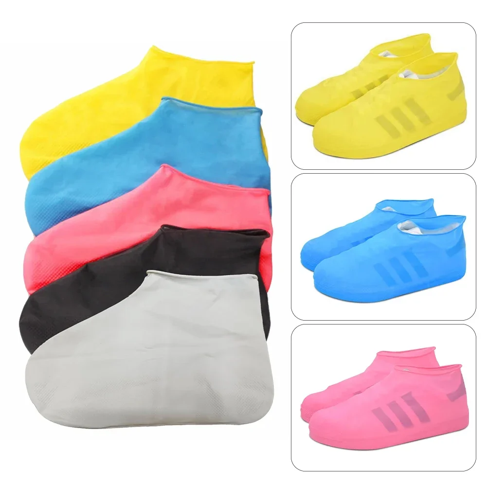 Rubber Rain Boot Covers for Outdoor Use Gear Household Merchandises Home Reusable Non-slip Rain Boots Waterproof Shoes Covers