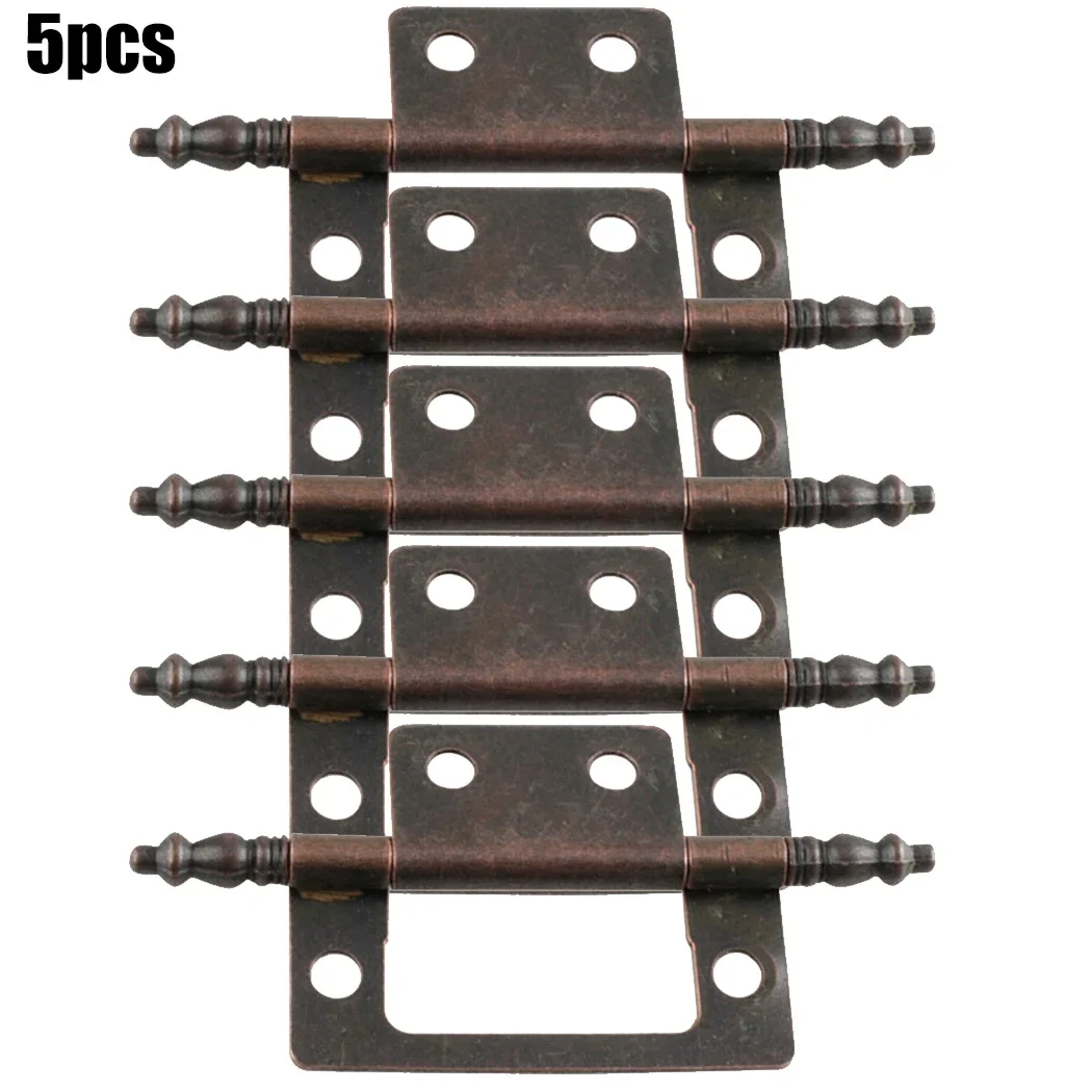 

Small Cabinet Door Hinge Trim with Red Bronze Wash for Use in Cabinets Drawers Boxes and Wardrobes DIY Projects