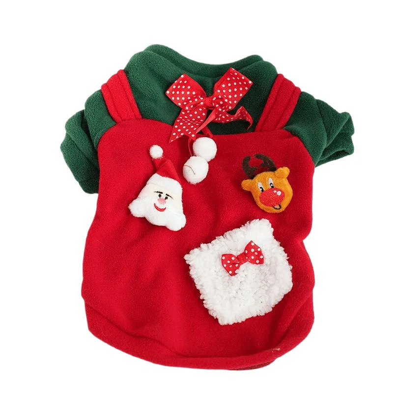 

Dog Christmas clothes, cute winter clothes, cat clothes, thickened