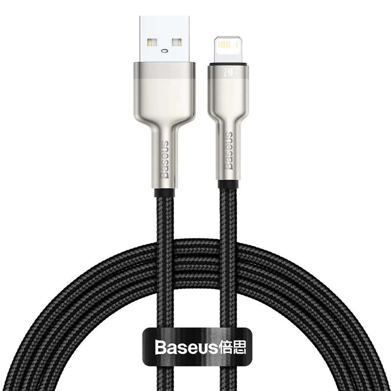 Baseus USB-Kabel für iPhone 14 11 12 Pro Max Xs Xr X 2,4A Schnellladekabel für iPhone Kabel 7 SE 8 Plus Ladegerät für iPad Air