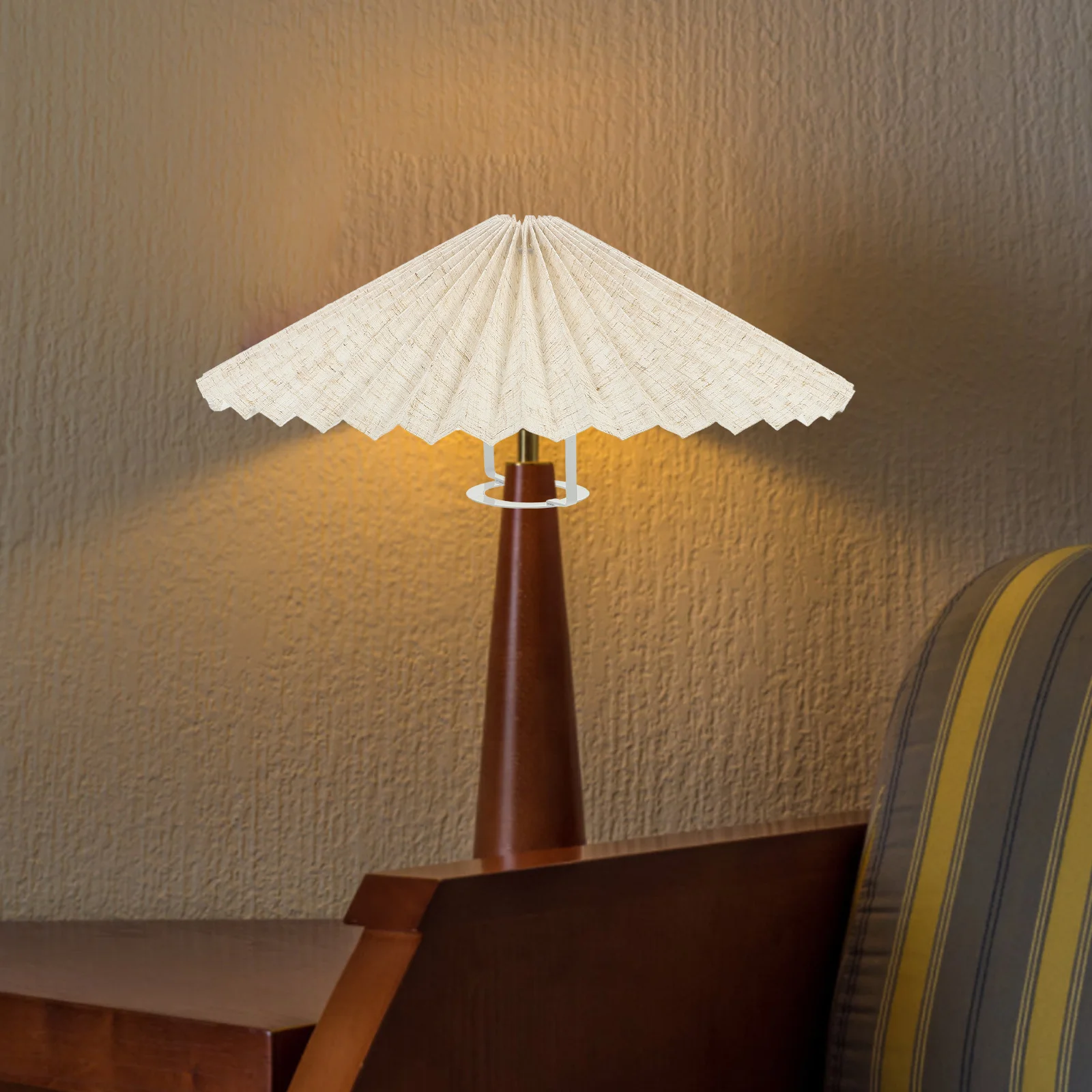 

Umbrella Shaped Lampshade Modern Fabric Table Floor Lamp Shade Replacement Cover Decorative Light Accessory For Indoor