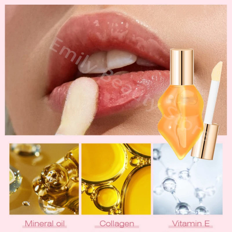 New Lip Plump Serum Instant Increase Elasticity Lips Plumping Gloss Oil Long Last Moisturizing Reduce Fine Lines Sexy Lip Makeup