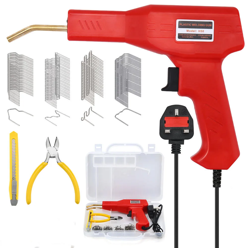 

New Plastic Welding Machine Car Bumper Repair Welding Gun Portable Furniture Appliance Repair Tools Welder Machine Kit Uk Plug