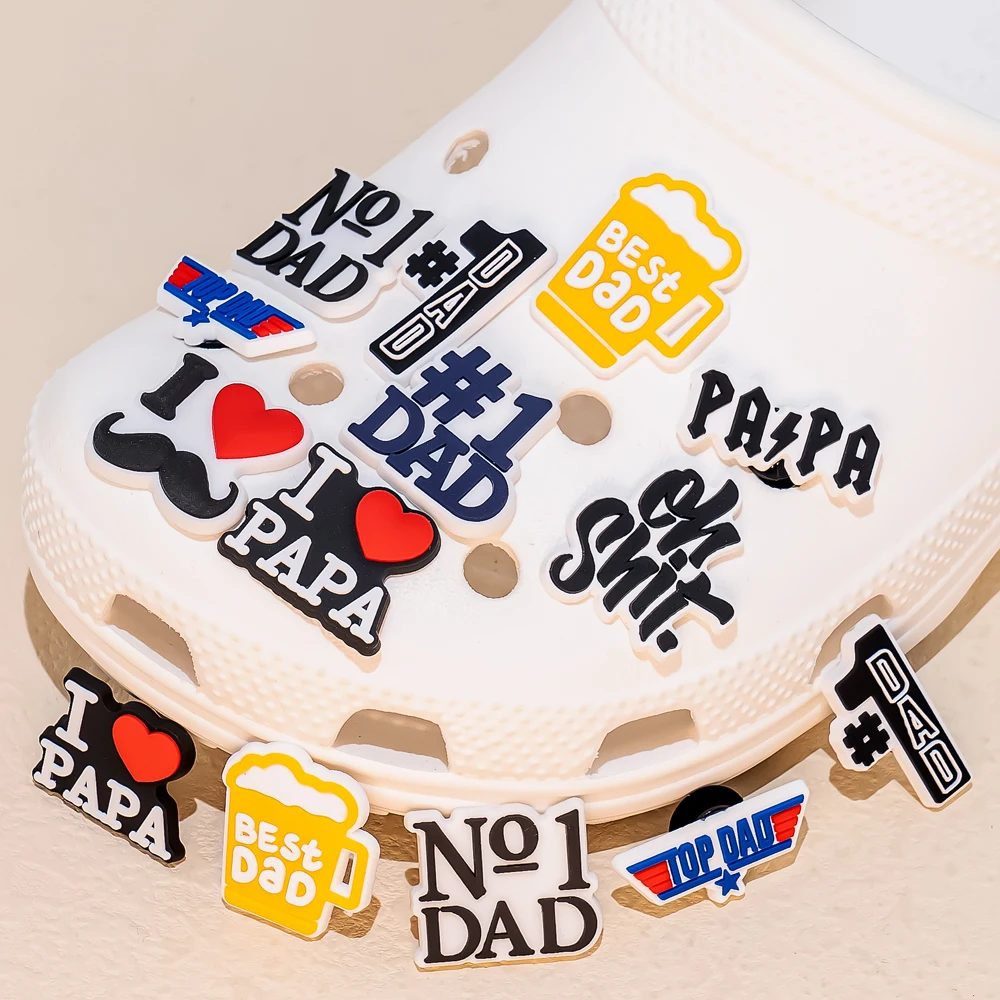 1/50 Stück Schuhanhänger für Familie, Mutter, Baby, Papa, Schuhdekorationen, Anstecknadeln für Frauen, Männer, Kinder, Ornament, Geschenk, Schuhzubehör, Schnalle – Detail 6
