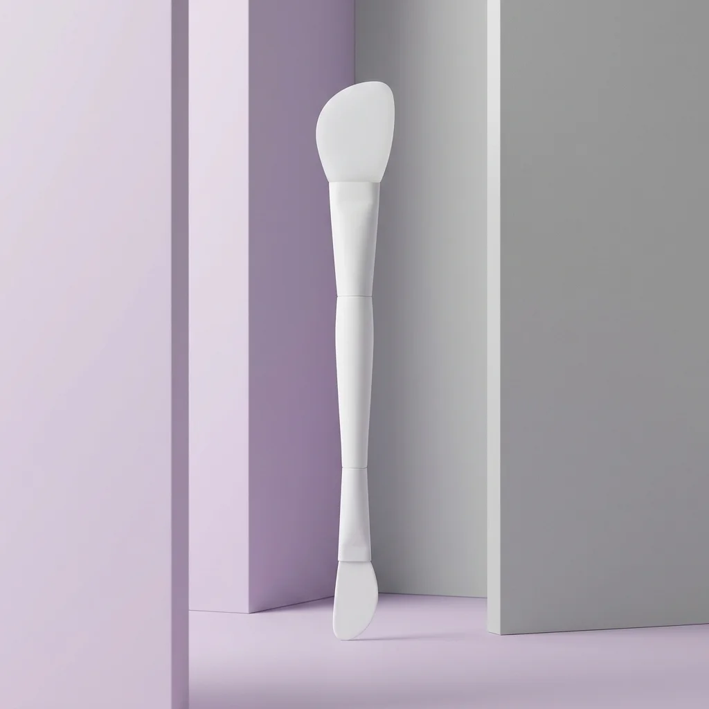 Silicone Facial Mask Brush Dual Use Fish Tail Mud Mask Spatula Soft Head Face Skin Care Smearing Tool For Home Beauty Salon Dail
