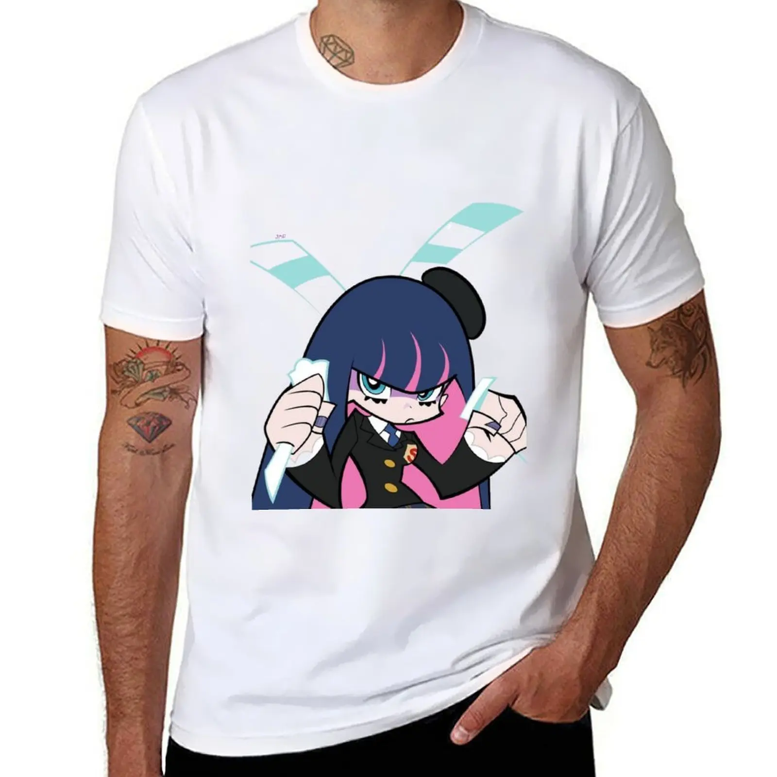 

Panty and Stocking with Garterbelt T-Shirt cotton t shirt pack t shirt man designer T-Shirt