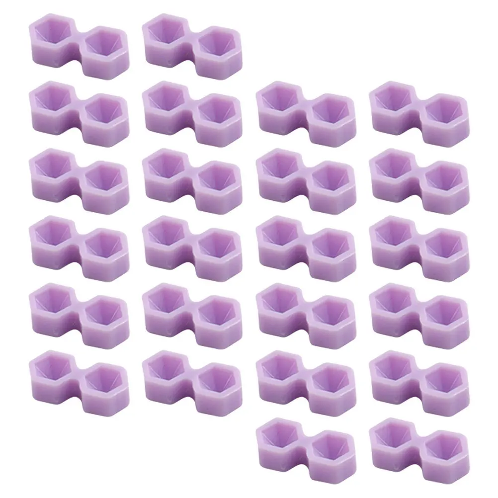 

200Pcs Lash Cups Cone Design Lash Holder Dual Hole Glue Storage Extended Time Eyelash Extension Supplies Container