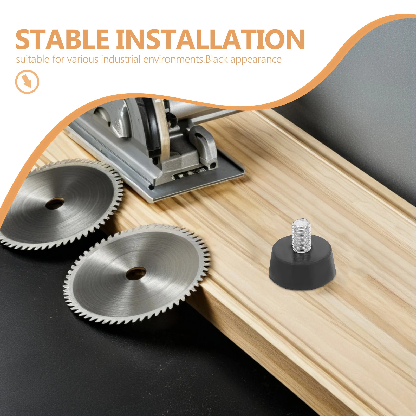 

8pcs Anti-Vibration Rubber Feet M10 Adjustable Leveling Pads For Furniture Floor Protectors Shock Absorbing Pads Chairs Stools