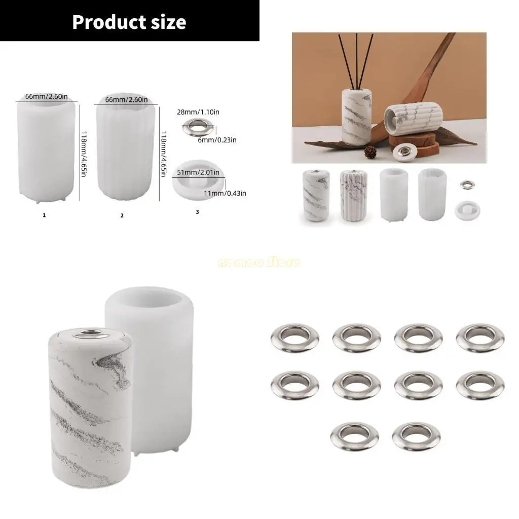 31BF Handcraft Sturdy Silicone Vase Molds for Art Lovers Make Own Decorative Pieces Craft Supplies for Any Occasion