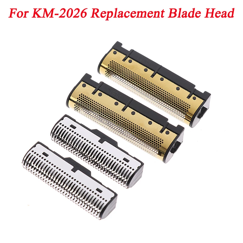 4PCS Replacement Blade For Kemei Km-2026/2027/2028/3382 Hair Trimmer Clipper Barber Cutting Knife Head / Net Beard Shaving Parts