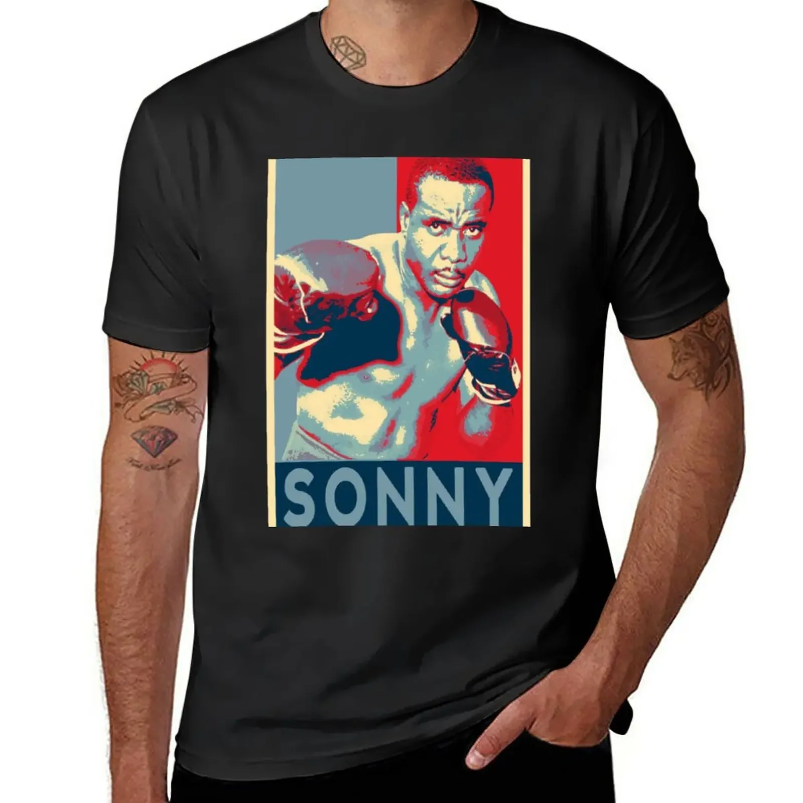 

Sonny Liston T-Shirt anime heavyweights mens big and tall t shirts