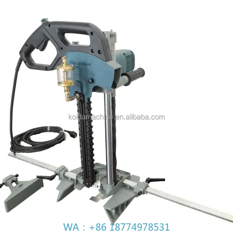 Chisel Mortiser Portable Layout Chain Mortising Square Hole Drill Grooving for Wood Mortising Wooden House Production