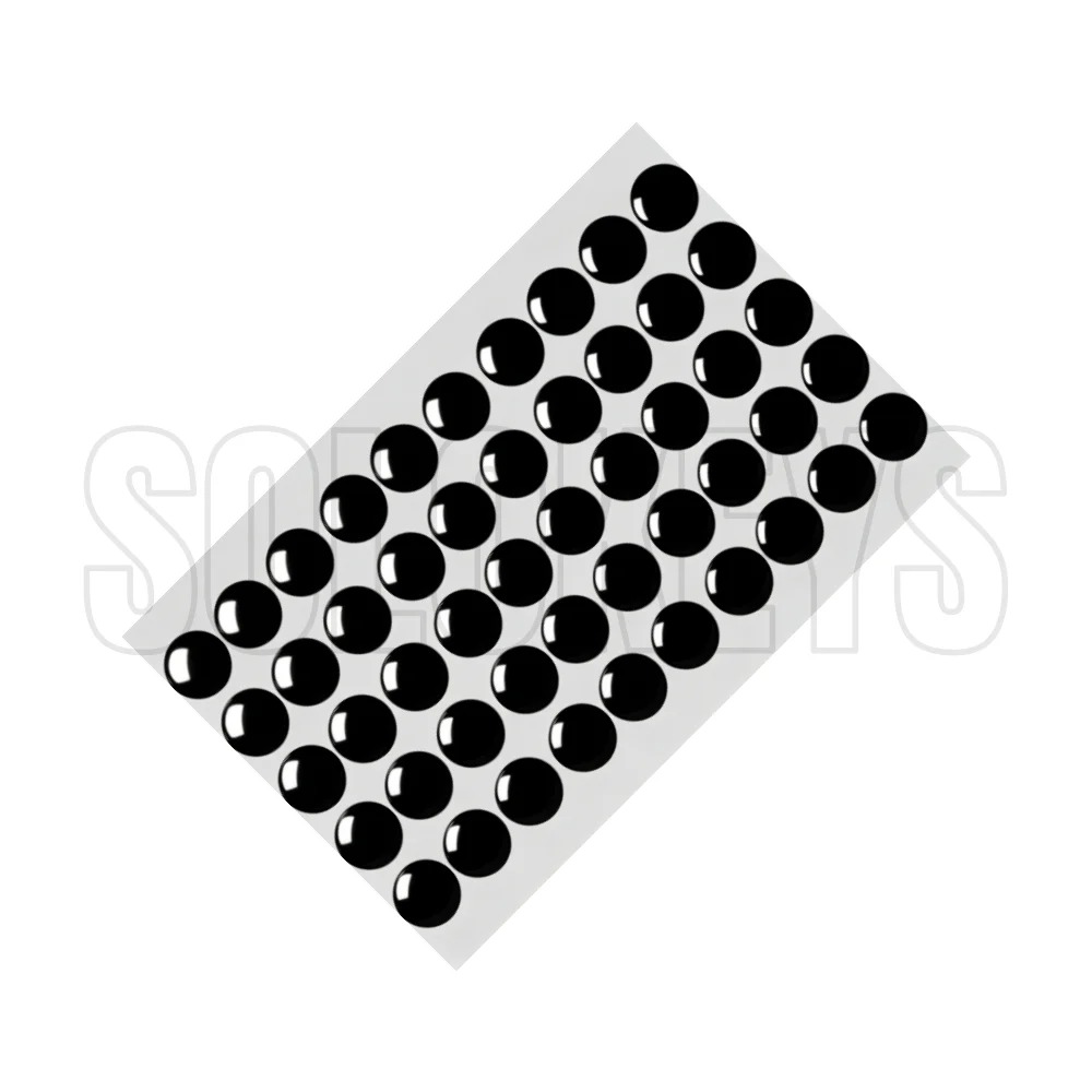 50Pcs/Lot 14MM Crystal Epoxy Stickers For VVDI KD Remote Key