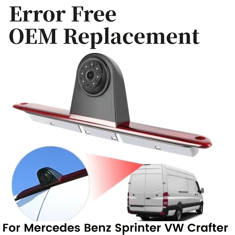 Error Free Rear View/OEM Replacement A9068200456/Backup Camera for Mercedes Benz Sprinter & VW Crafter/170° Wide View