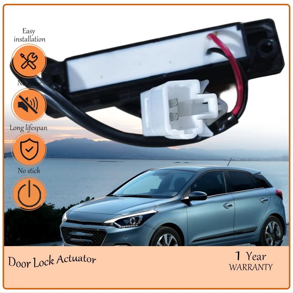 

White Trunk Tailgate External Handle & Release Button,Aligned with Hyundai I20 Second Gen 2014 to 2020,oe 81260C7000,81260-C7000