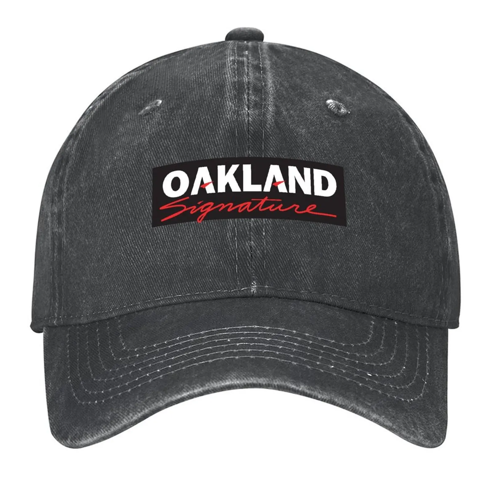 

Oakland Signature Baseball Cap Christmas Hat fun hats Sports Cap Sunhat Women's Beach Outlet Men's