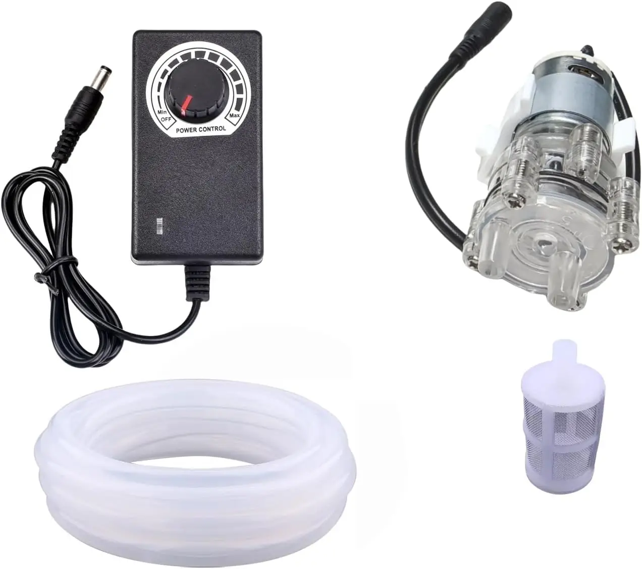 

Пищевой водяной насос с силиконовой трубкой 13 футов, малошумная диафрагменная конструкция, объем 2 л для домашнего пивоварения и охлаждения напитков