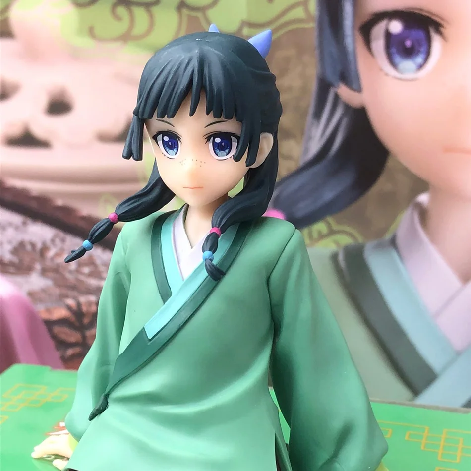 Anime The Apothecary Diaries Figurka 17cm Maomi Figurka Akcji Model PVC Kawaii Dekoracja Samochodu Lalka Zabawki dla Dzieci Prezenty Świąteczne