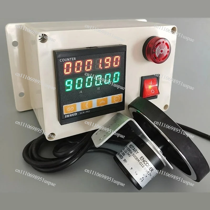For Meter counter high-precision roller type electronic induction length measuring alarm automatic meter counter