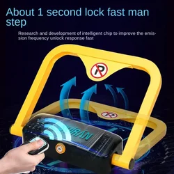 Intelligent Remote Control Parking Space Lock 180 Degree Anti-collision Alarm Ground Lock Remote Control Model